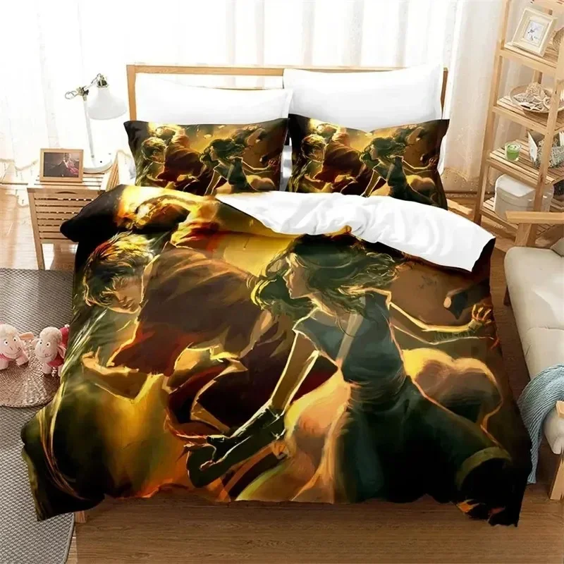 

3D Print Cartoon Avatar The Last Airbender Bedding Set Boys Girls Twin Queen King Size Duvet Cover Pillowcase Bed boys Adult