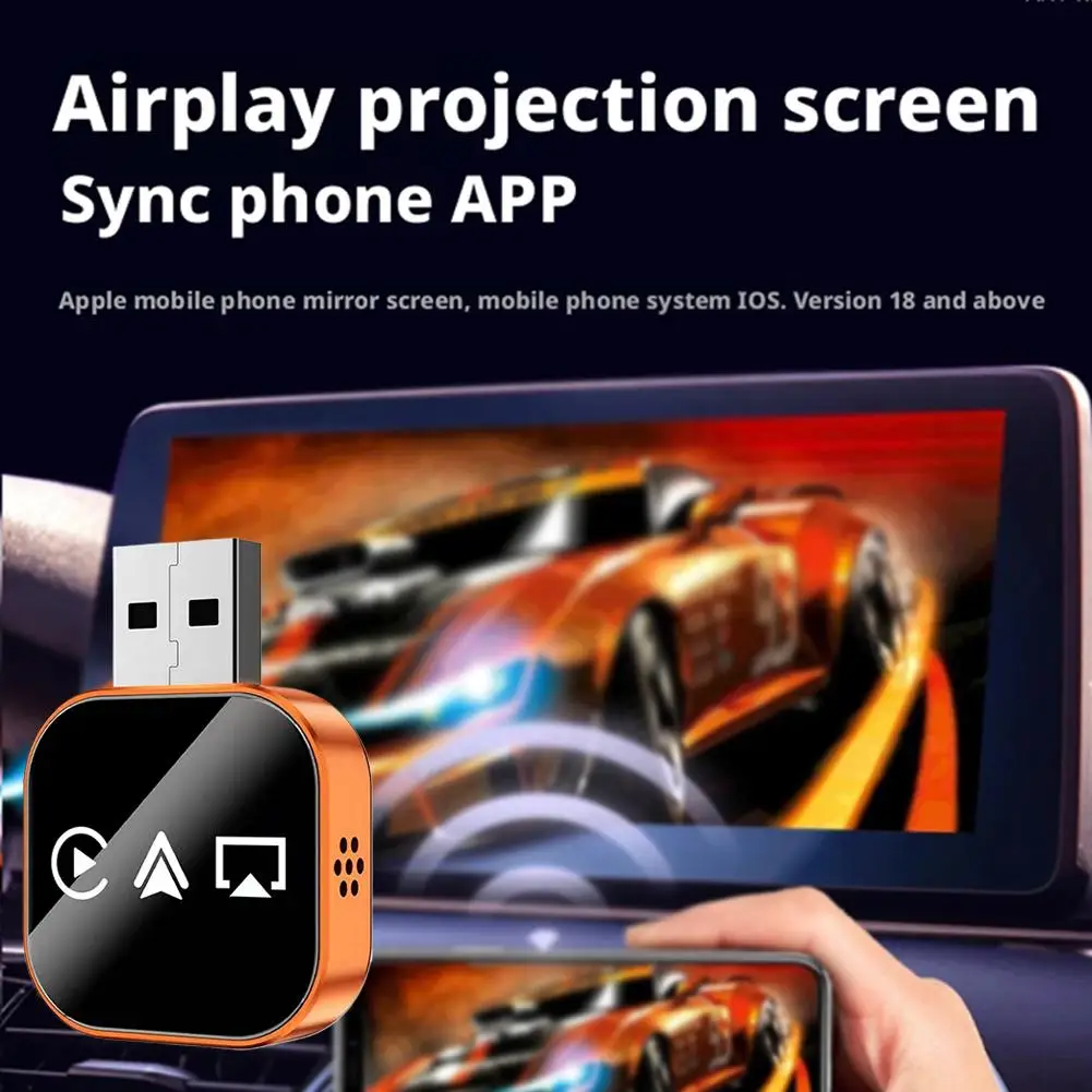 3in1 صندوق ذكي مرآة لاسلكية شاشة عرض سيارة صندوق توصيل ذكي أبل أندرويد السيارات Airplay مزامنة تطبيق الهاتف