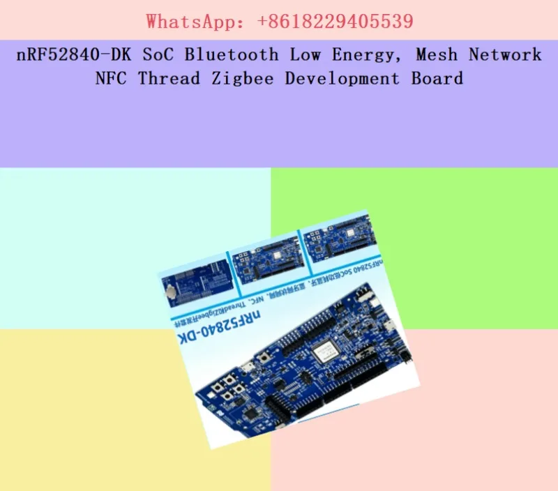 nRF52840-DK SoC Bluetooth Low Energy, Mesh Network NFC Thread Zigbee Development Board