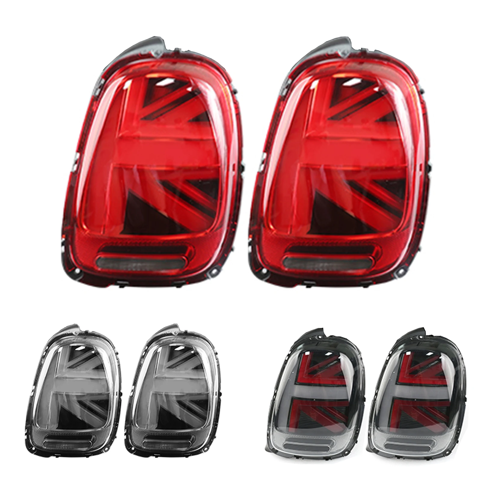 Areyourshop Union Jack L+R LED Tail Light For Mini F55 F56 Cooper S JCW 2014-2020  Car Taillight Brake Lamps