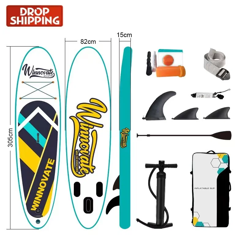 Inflatable Sup Paddle Board White Water Touring Racing Paddleboard Sea Surfing Sub Surfboard Professional Paddling