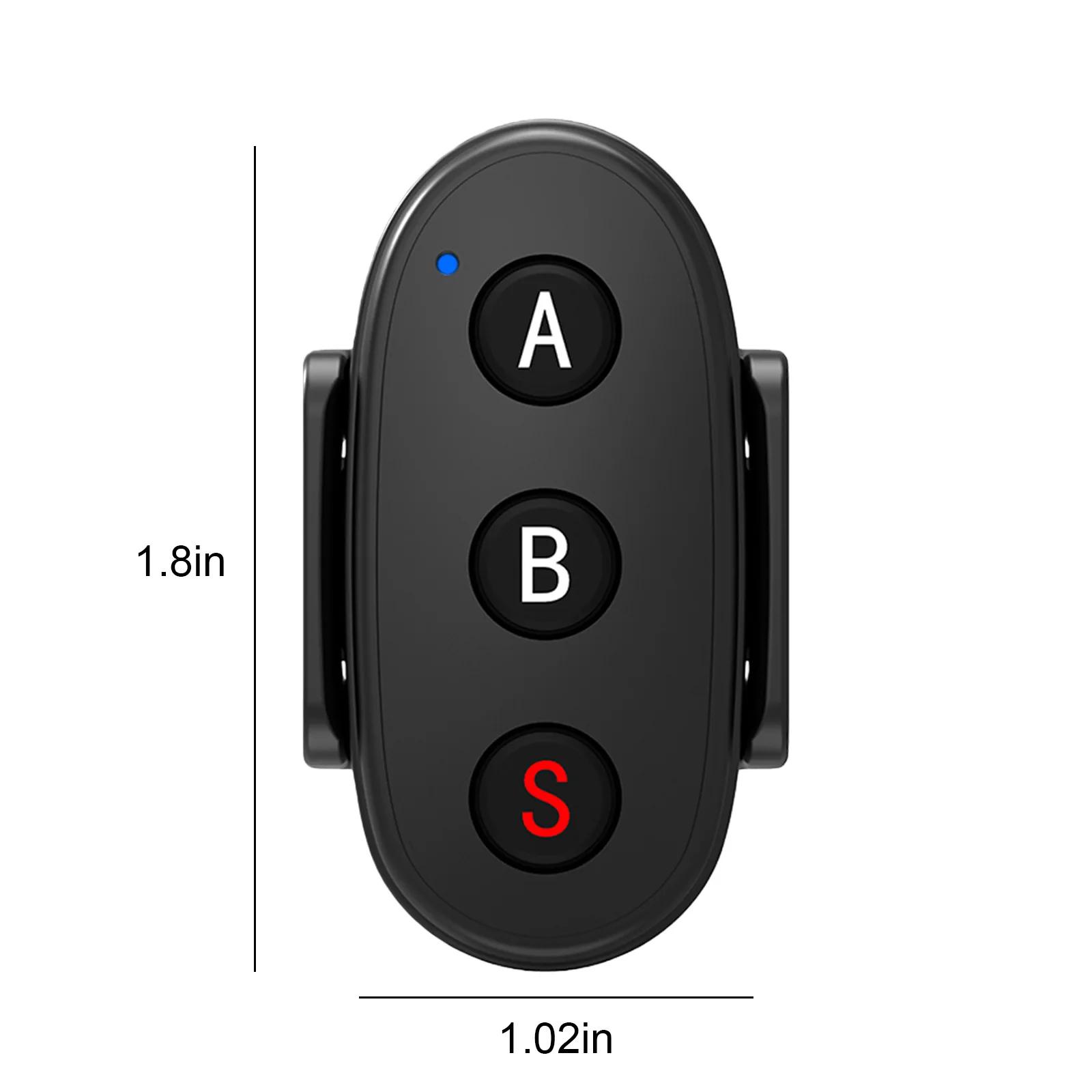 Bluetooth-compatible 5.3 Rechargeable Sports Camera Controller for Hero 9-13 for Insta360 X3/X4/X5 Wireless Remote Shutter view 6