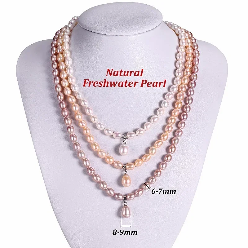 HENGSHENG AAAA Natural Freshwater Pearl Jewelry Set Fashion/Elegant Necklace Bracelet Earrings for Women for Party/wedding/gift