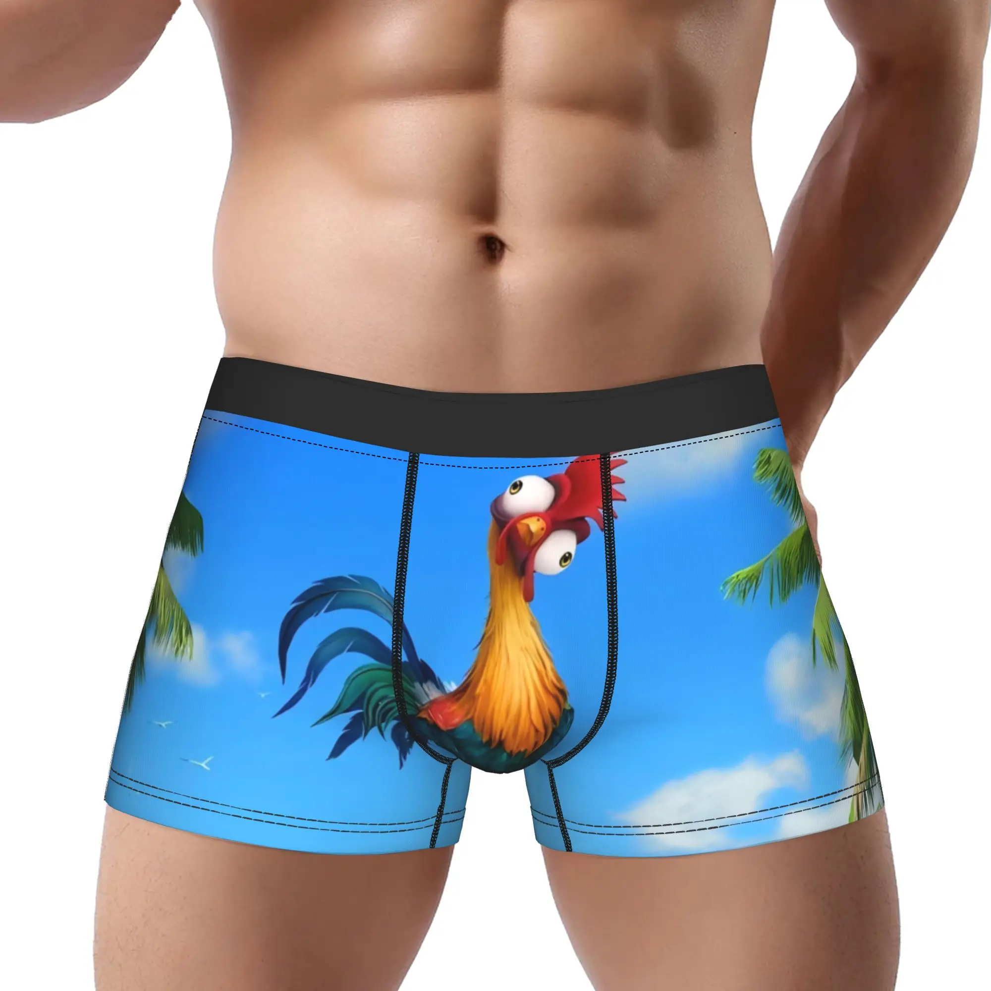 

Мужские трусы-боксеры Moana Maui для взрослых 18+, Moana Hei Hei Pua, дышащие шорты-боксеры