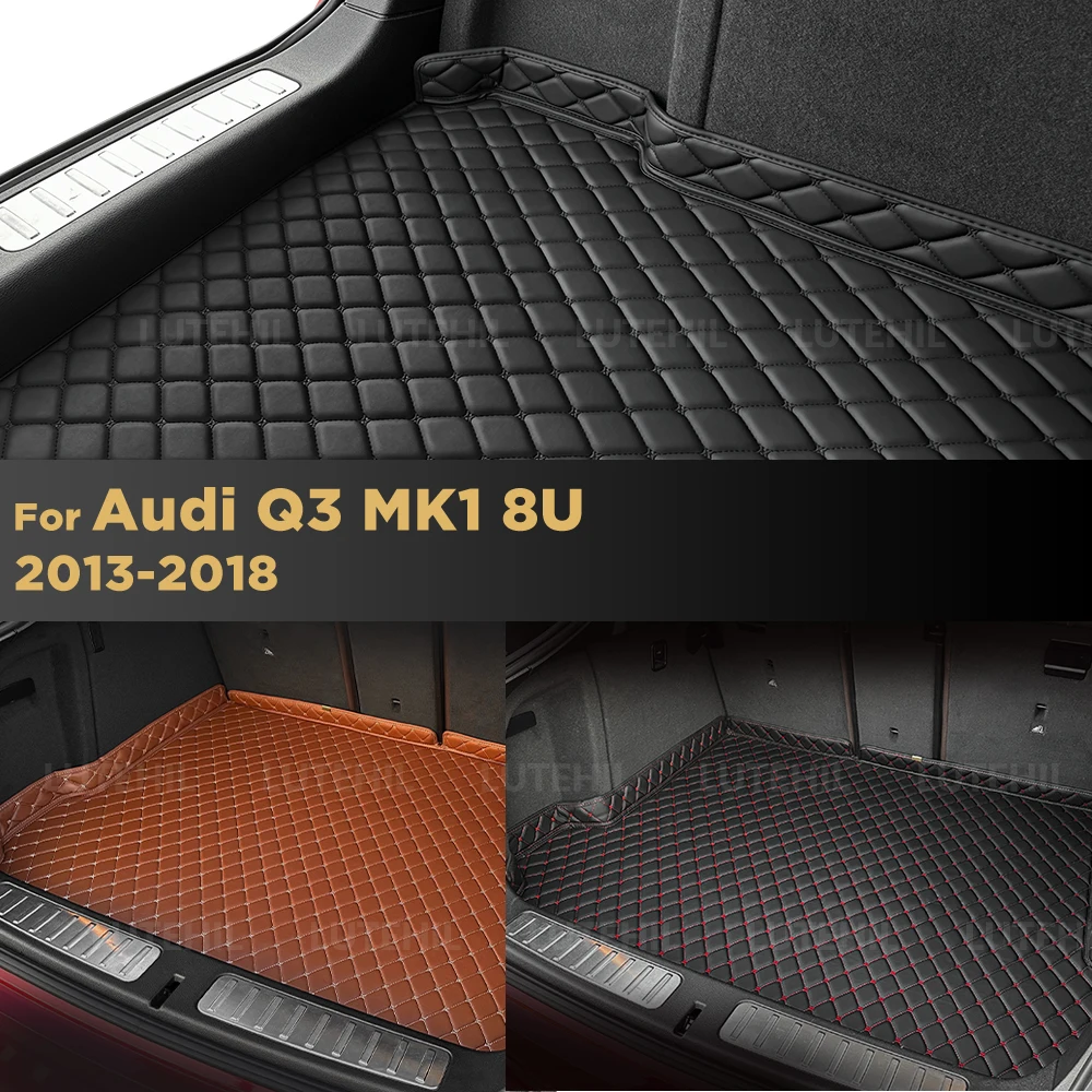 

For Audi Q3 MK1 8U 2013-2018 Car Trunk Mat Car Cargo Liner Protective Pad Interior Accessories