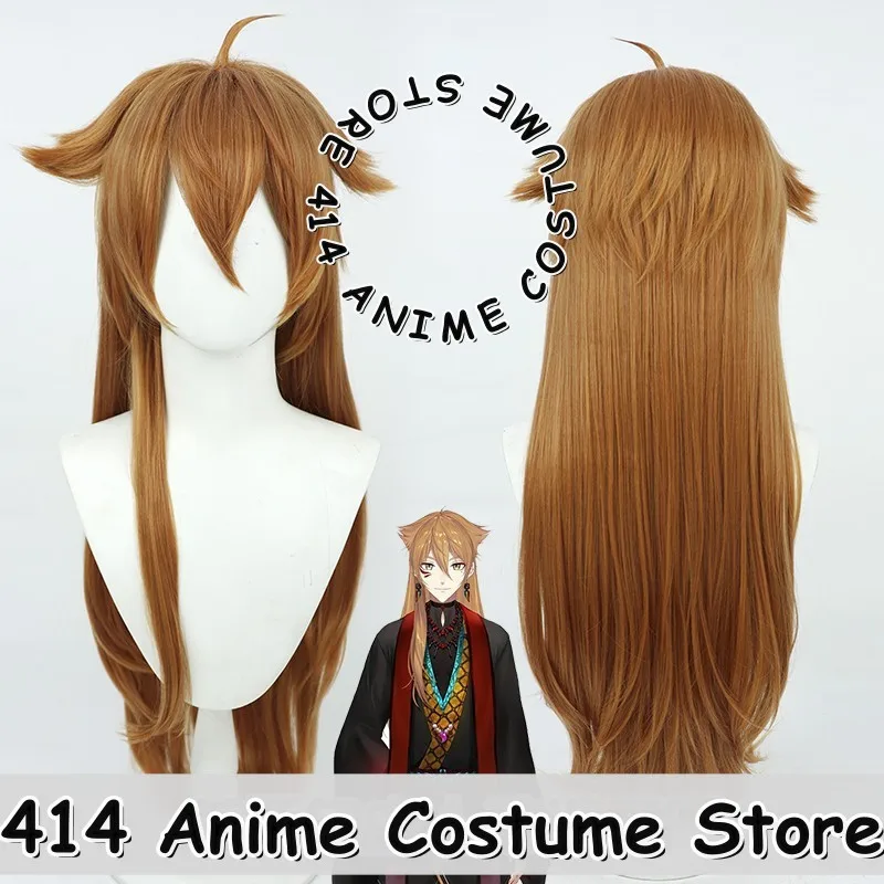 

Игра и аниме Fushimi Gaku Ver. Парик для косплея VTuber Nijisanji Long Hair Edition Термостойкое волокно Синтетические волосы