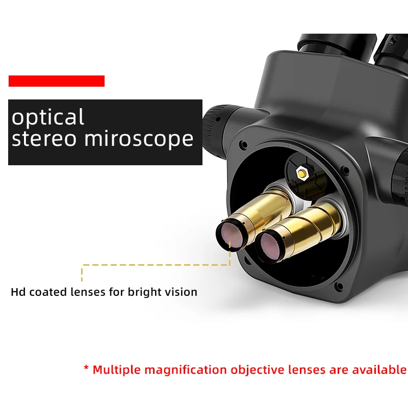 Imagem -05 - Microscópio Estereofônico Contínuo Focal Wf10x 22 mm do Zumbido da Cabeça 750 3.5200x de Kailiwei Trinocular para a Solda do Pwb do Telefone