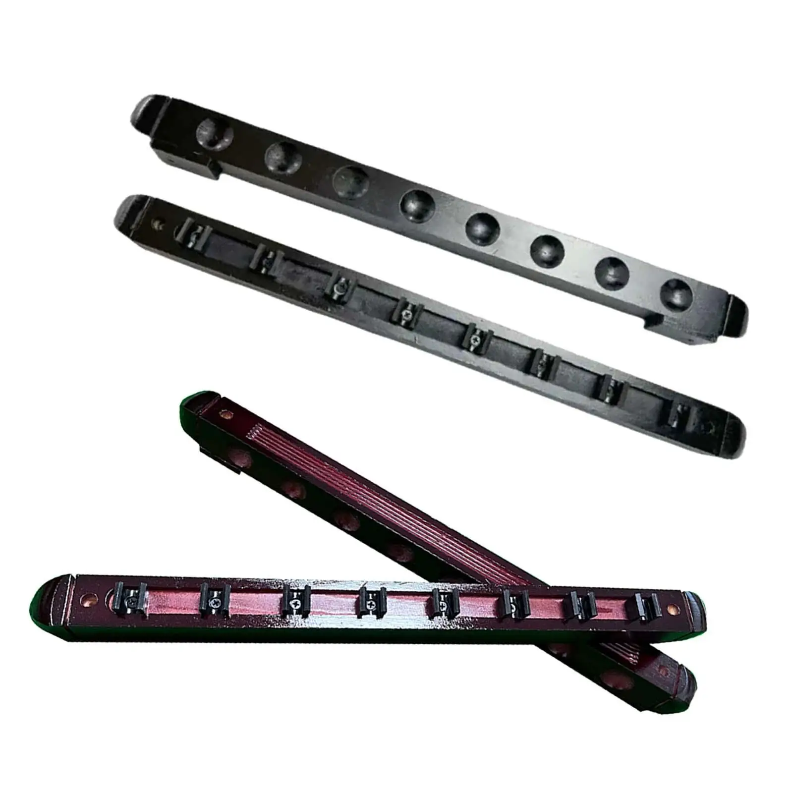 Pool Cue Holder Convenient Easily Install Accessories 8 Cue Clips with Screws