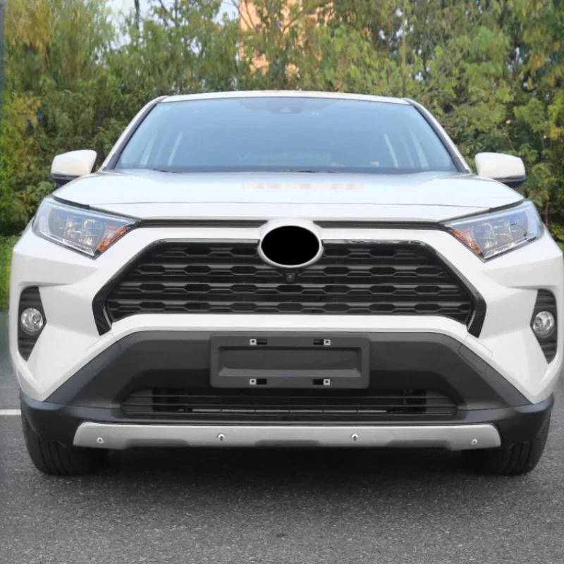 For Toyota 2016 17 18 2019 2020 2021 2022 2023 24 Rav4 Front and Rear Back Bumper Cover Trims Protecror Guard Stainless Steel