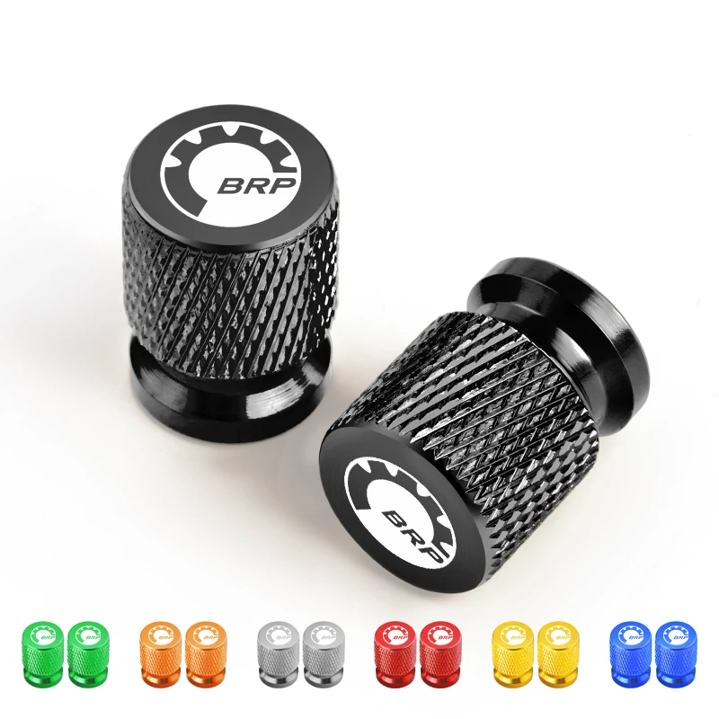 2PCS For Can-am BRP Tire Decorative Motorcycle Wheel Tire Valve Cover Cap Plug CNC Accessories