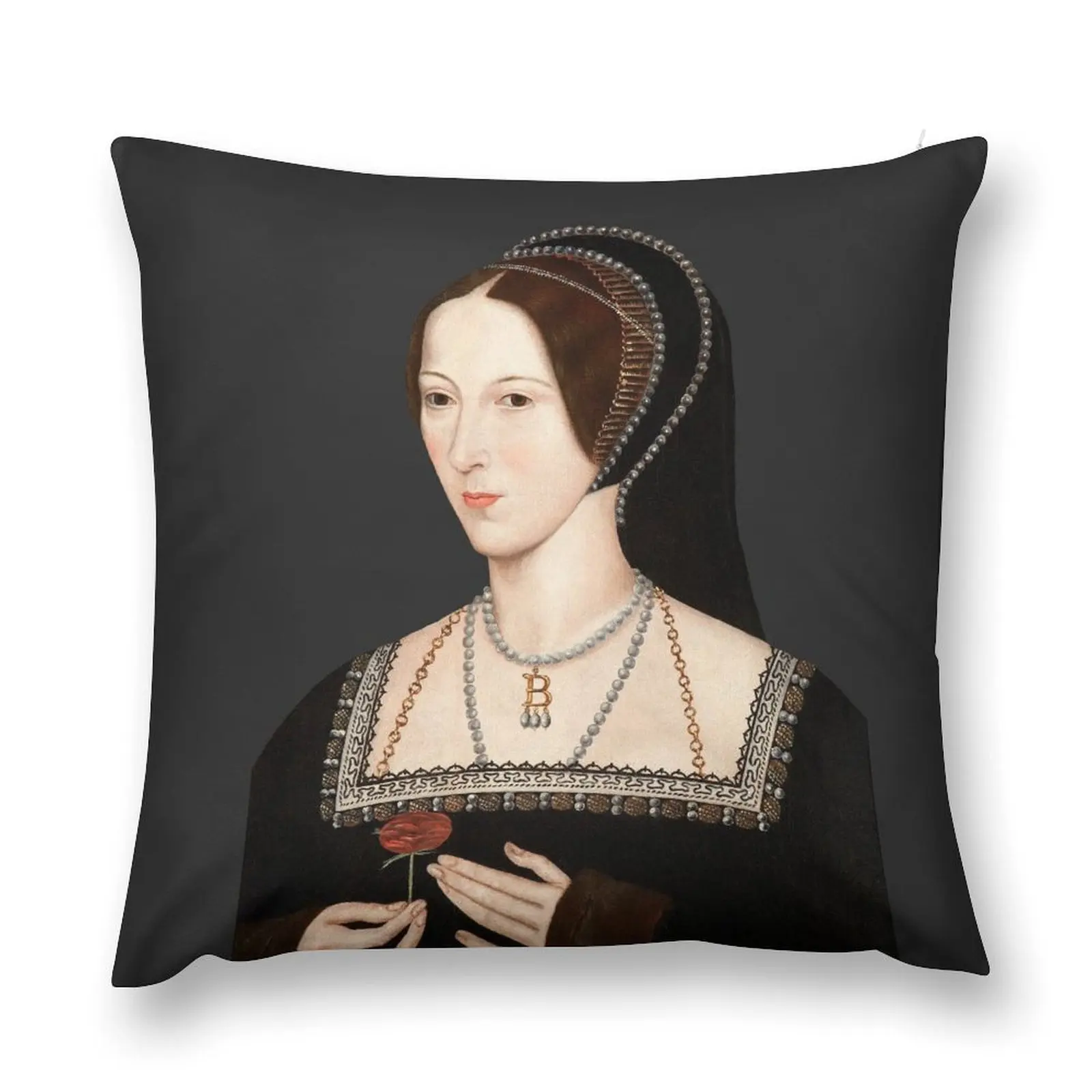 Anne Boleyn (Hever portrait) Throw Pillow Custom Cushion Photo christmas decorations for home 2025 pillow