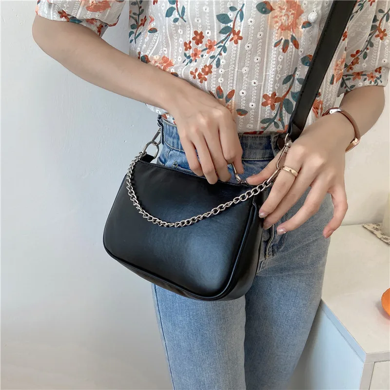 Women\'s bag new three in bag feeling armpit stick bag artistic and fresh single shoulder crossbody bag trend shoulder bag women