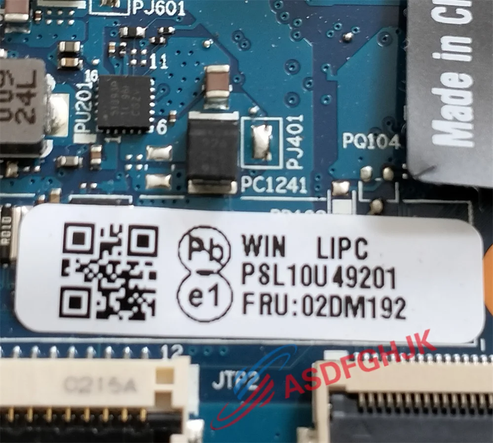 For Lenovo ThinkPad X395 Motherboard R7-3700U 16GB RAM HD UMA System Board 02DM192 NM-C181