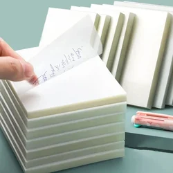 Notas Adhesivas transparentes con pegatinas de raspado, papel adhesivo Simple y de alto valor, papelería de oficina para estudiantes