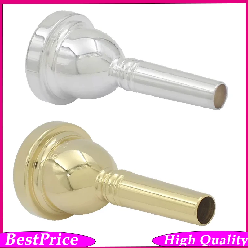 

SLADE Alto Trombone Mouthpiece Gold Silver Plated Brass Musical Instrument Accessory Small Handle Alto Trombone Mouthpiece
