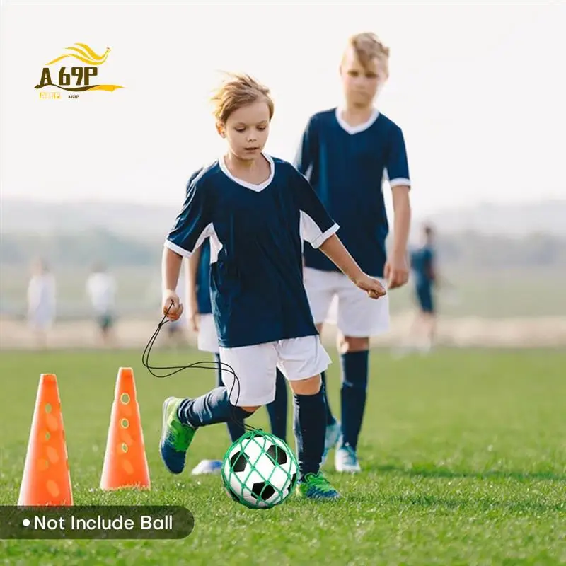 

A69P-2PCS Football Kick Trainer Soccer Ball Net Kicker, For Ball Size 3, 4, 5, Solo Soccer Kick Practice Training Aid