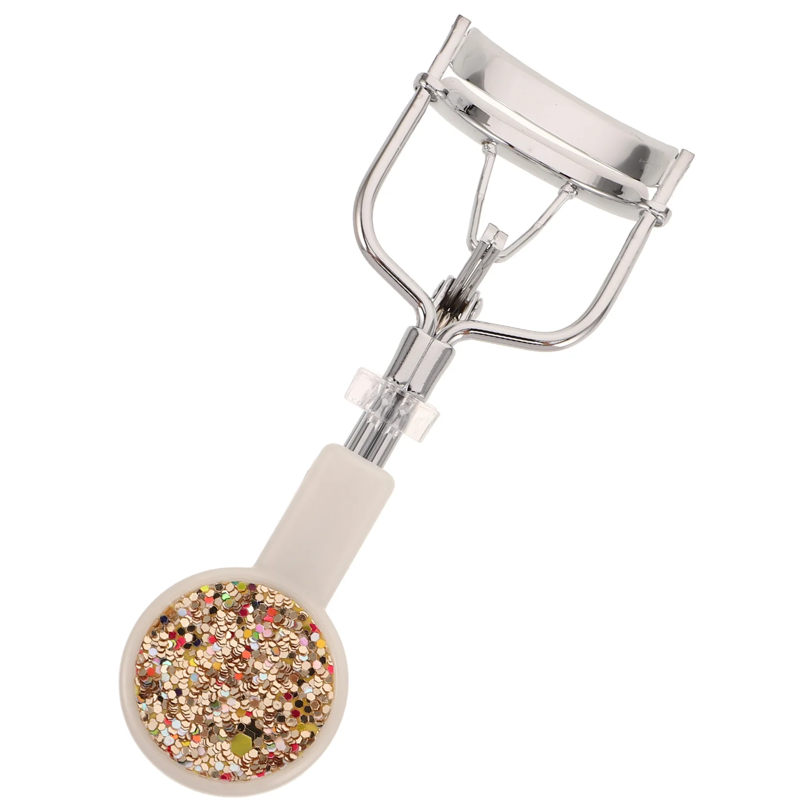 Piegaciglia con strass Piccolo piegaciglia portatile in acciaio inossidabile per mini strumento di trucco da viaggio Ciglia per occhi bling