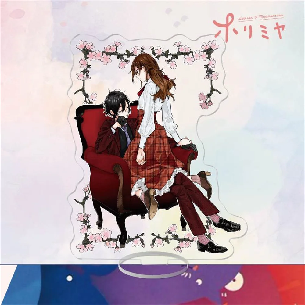 Hot Anime Horimiya Acrylic Figures Stand Model Plate Collection Miyamura Izumi Hori Kyoko Cosplay Standee Desk Decoration Series