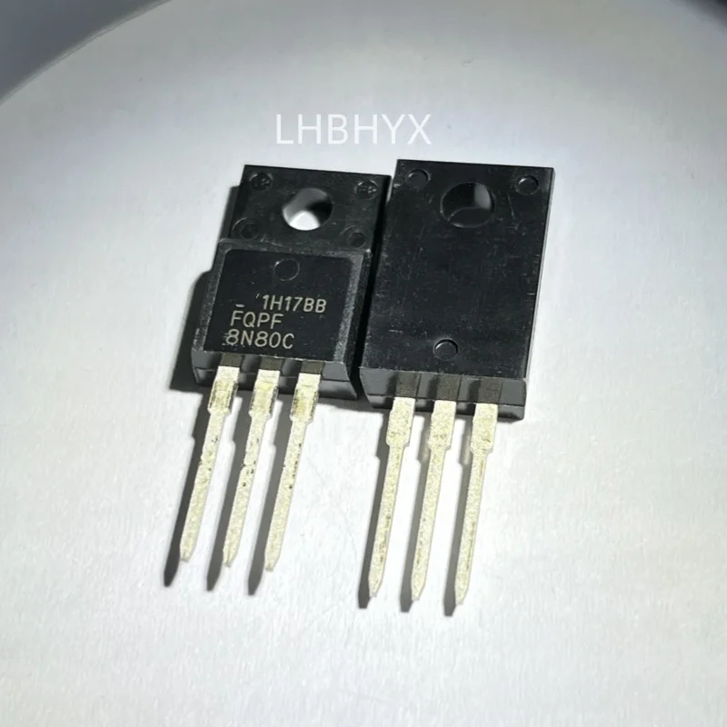 8N80C FQPF8N80C N-Kanal Power MOSFET TO-220F 800V 8A Neue Original 5PCS