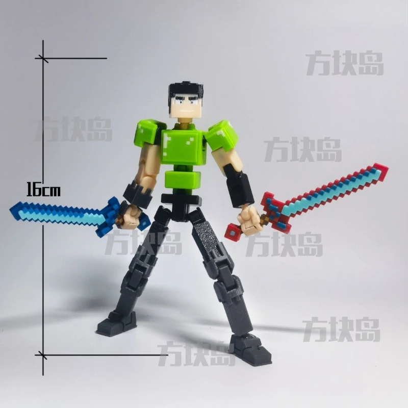 

MC Graves 3D печатная шарнирная кукла модель игрушки