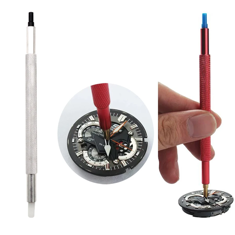 時計修理ツール、10 in 1 ツールセット、時計の針の取り付けと取り外し、保護とクリーニング、虫眼鏡
