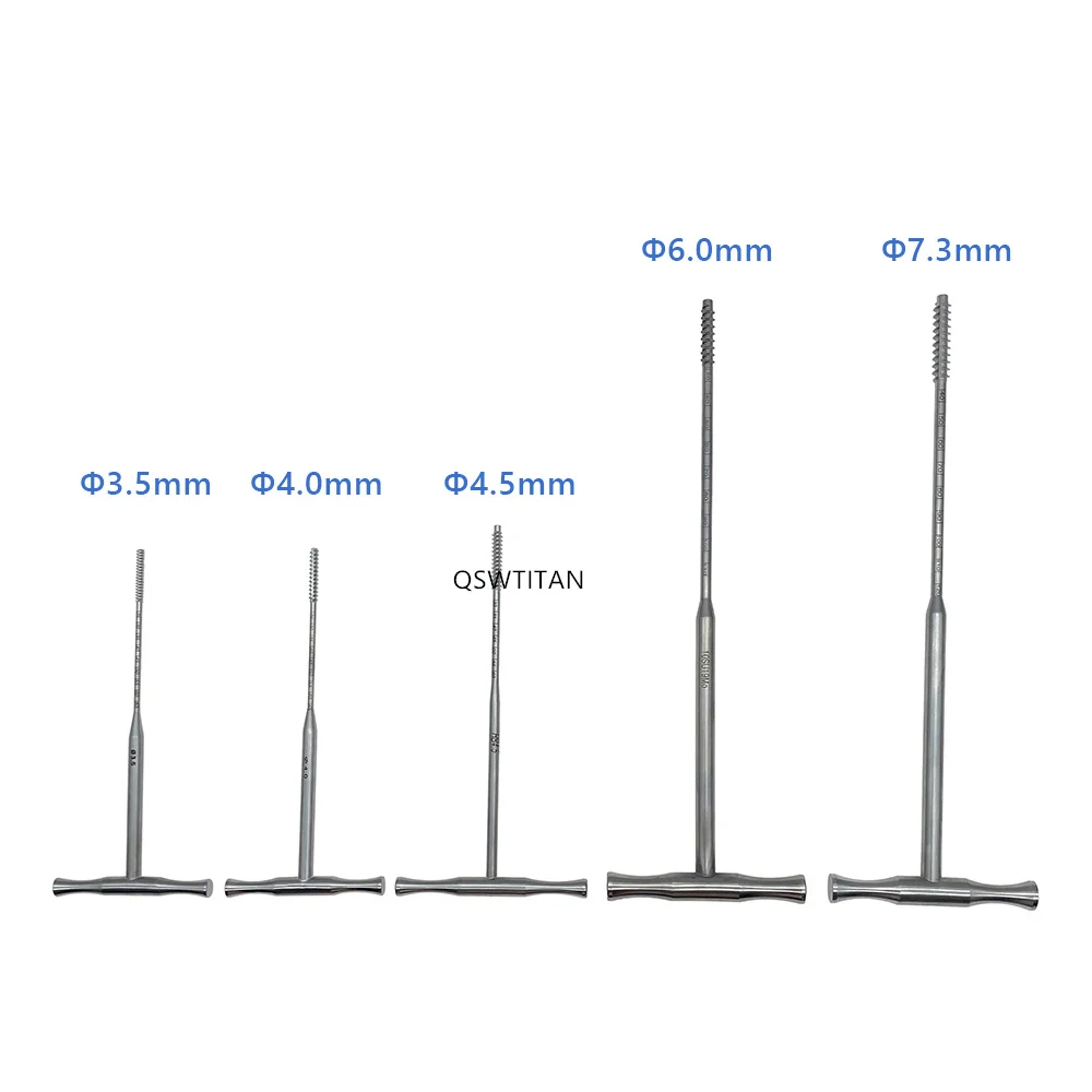 Orthopedics screw cannulated tapping for cortical cancellous hollow tapping Stainless Steel Veterinary Instrument