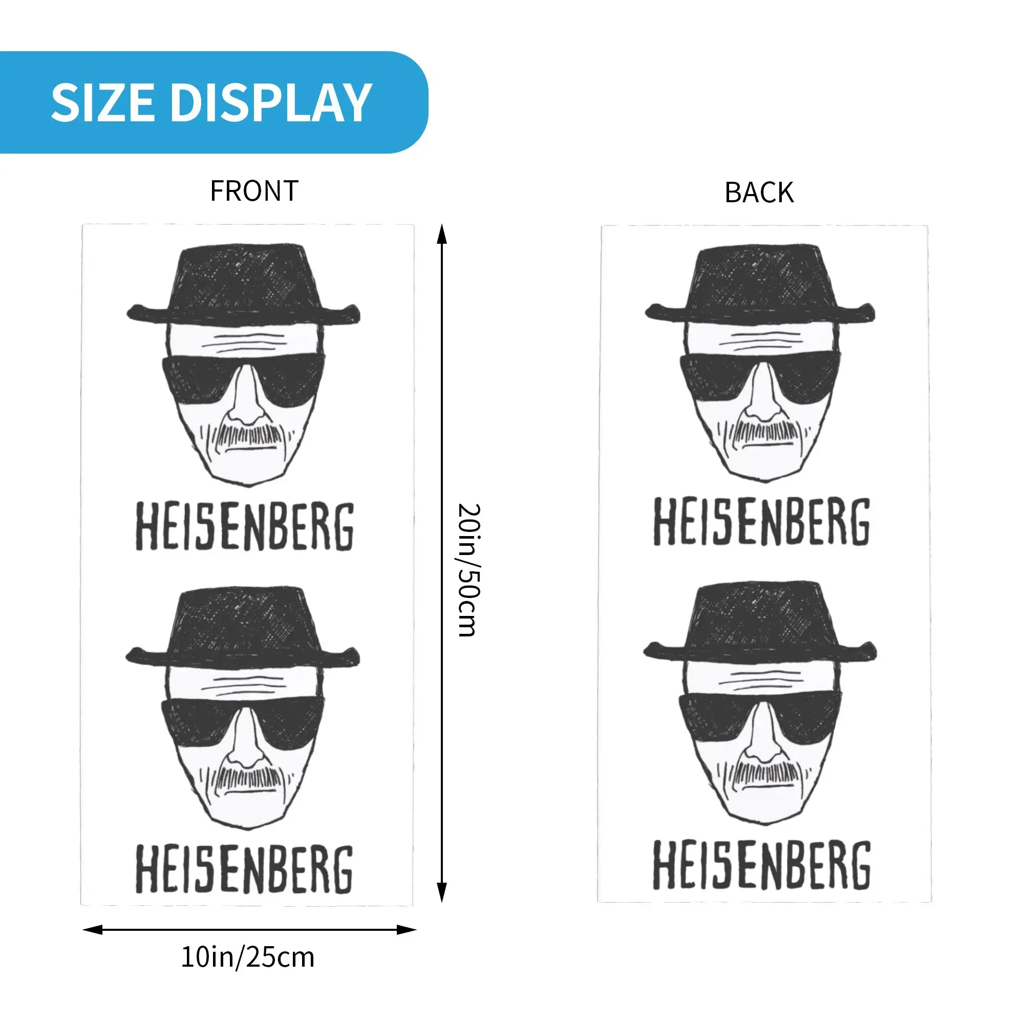 Breaking Heisenberg Drawing Bad Winter Headband Neck Warmer Men Women Hiking Cycling Tube Scarf  Face Bandana Gaiter