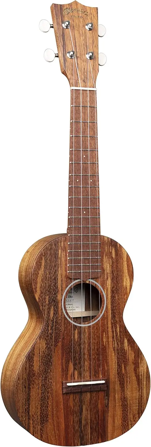 Hawaiian Koa Wood Construction, Hand-Rubbed Finish, Concert Ukulele Neck Shape with Standard Taper