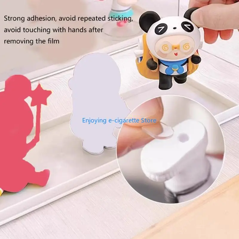 Clear Double Sided Tape Dots Sticker Heavy Duty Double Sided Glues Points Y4QF