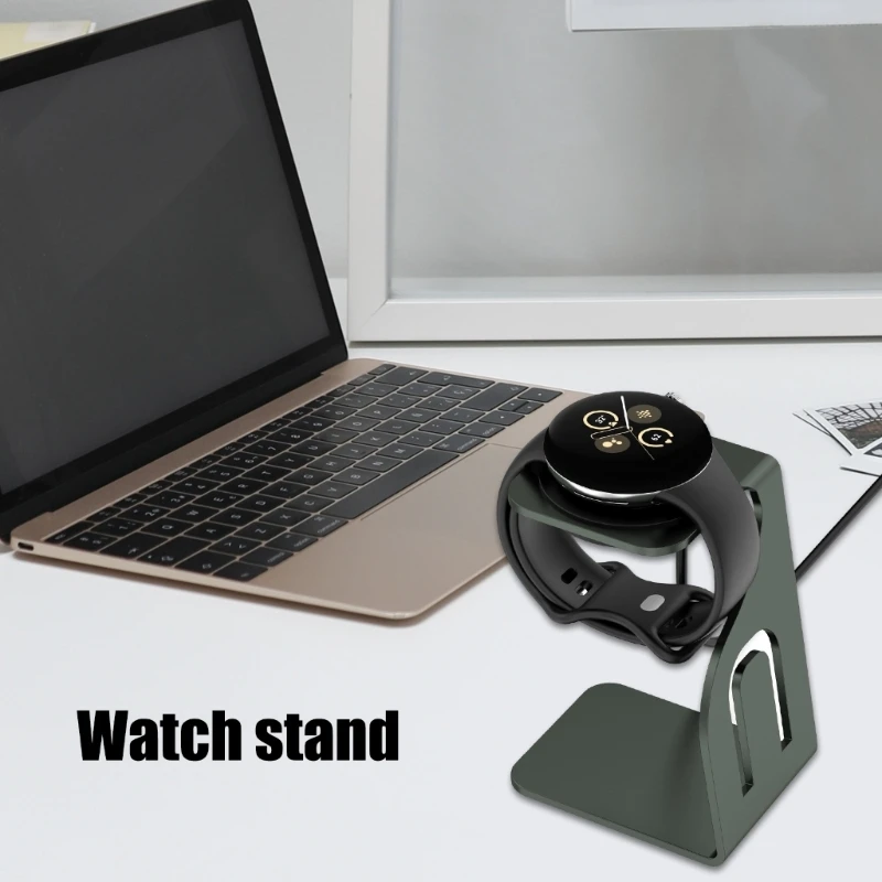 Versatile Watch Stand Metal Build Fashionable Charging Solution Unisex Smartwatch Holder for  LTE Smartwatches
