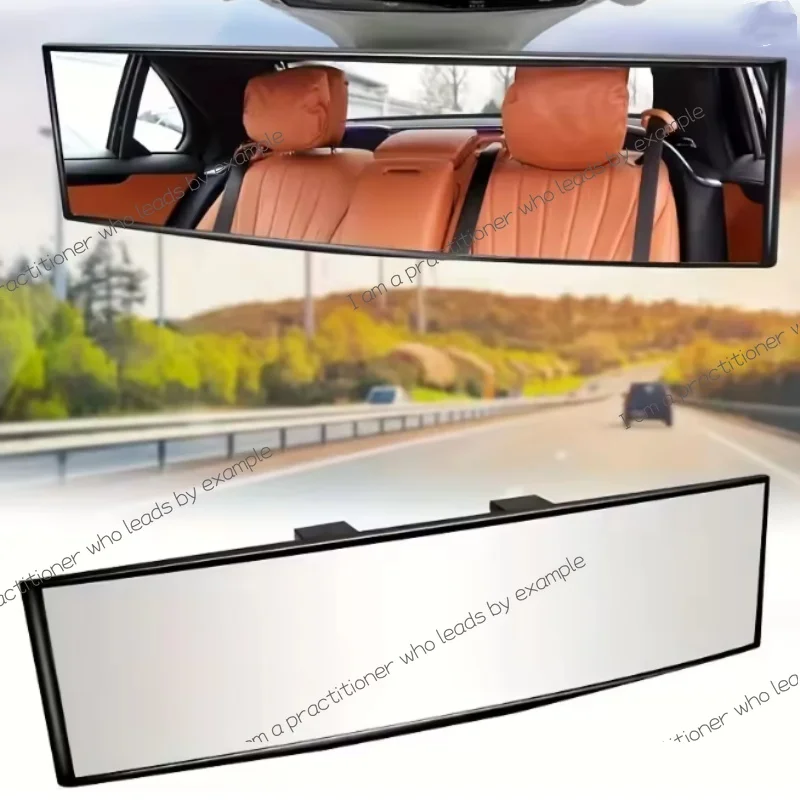 Car Mirror Interior Rearview Mirrors Universal Auto Rear View Mirror Anti-glare Wide-angle Surface Blue Mirror Auto Accessories