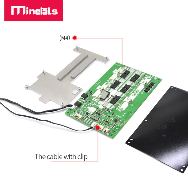 4S BMS lithium battery 12V LFP4 smart Built-in bluetooth 100a 150a balance Support Series Connection Over current protection