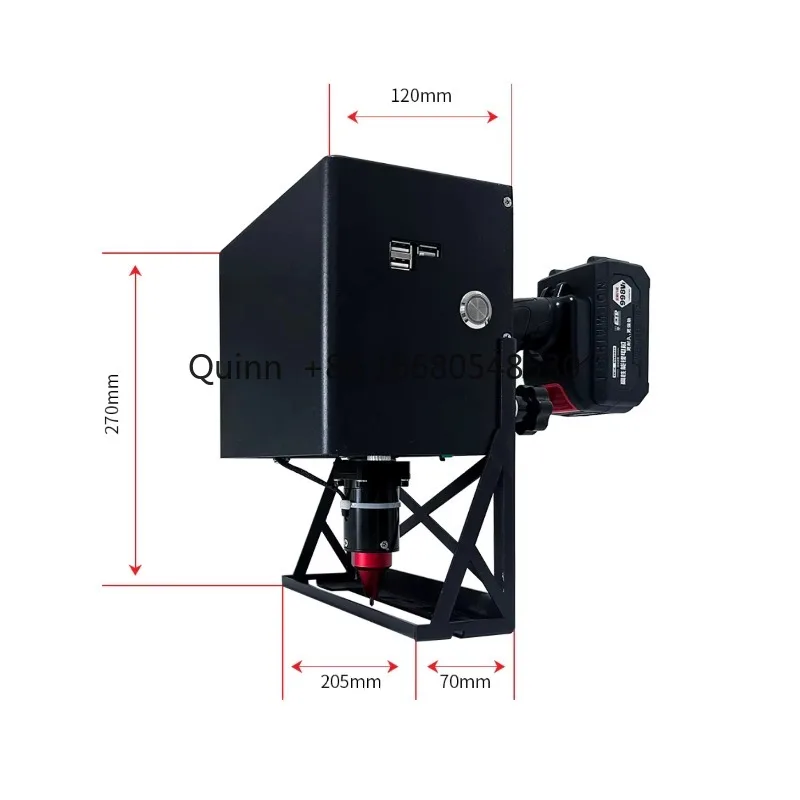 

VSVin Number Marking Machine 220V 50Hz Power Supply 1-Year Warranty Core PEEN Head for Vehicle Engraving Metal Engraving Machine