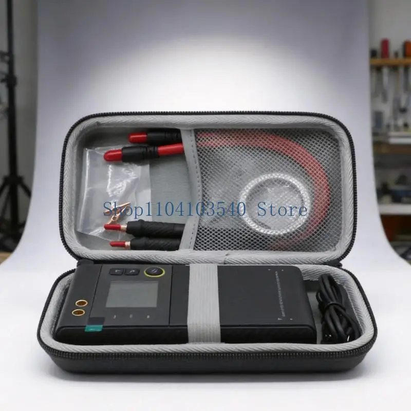 02DC Black EVA Storage Case for Spots Welder Welding Machine Equipment Transport