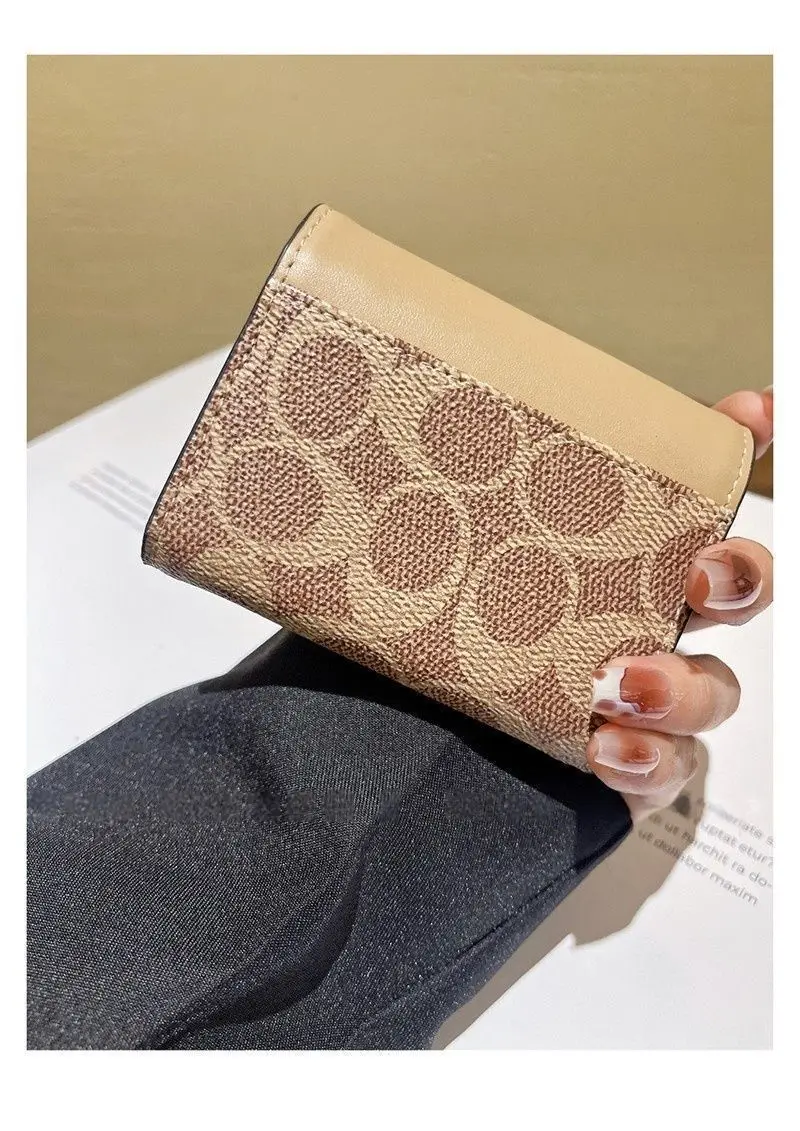 High End Camellia Organ Card Bag Exquisite Zero Wallet Multi Slot Light Luxury Retro Fashion Multi Functional Storage Wallet
