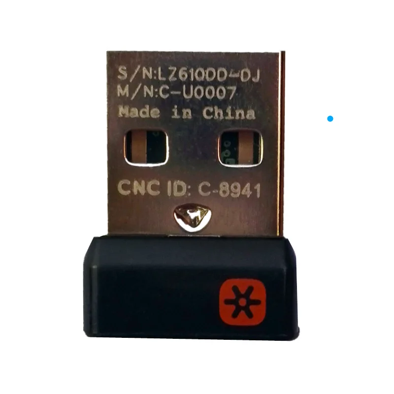 Logitech latest Version Genuine Tiny Unifying General Receiver Dongle Connect up to Six Devices for Logitech mouse mice keyboard