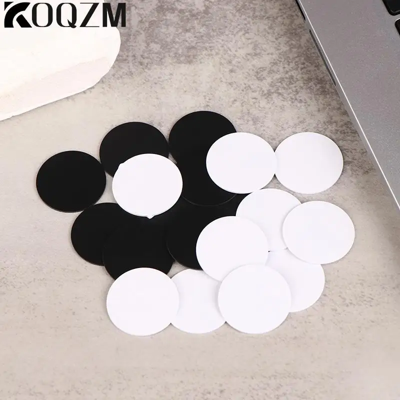 

5pcs Rewritable Black White Ntag215 NFC Round Coin 504 Bytes Smart Ntag215 Card Labels 25mm For NFC Phone Game