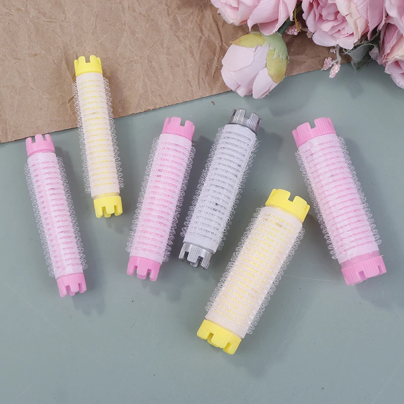 10Pcs/Set Hair Perm Roll Fluffy Perming Rod Hair Roller Curler Kit Perming Rods Lokówki Fryzjerskie Narzędzie do stylizacji włosów do salonu