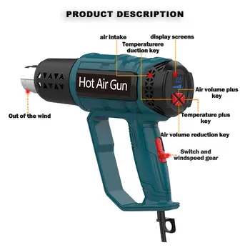 6 best sales Construction hair dryer - №5