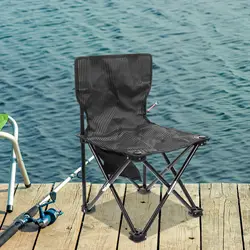 Portable Multifunctional Outdoor Picnic Camping Folding Chair, Fishing Stool, Travel Stool, Fishing Oxford Cloth Chair With Bag