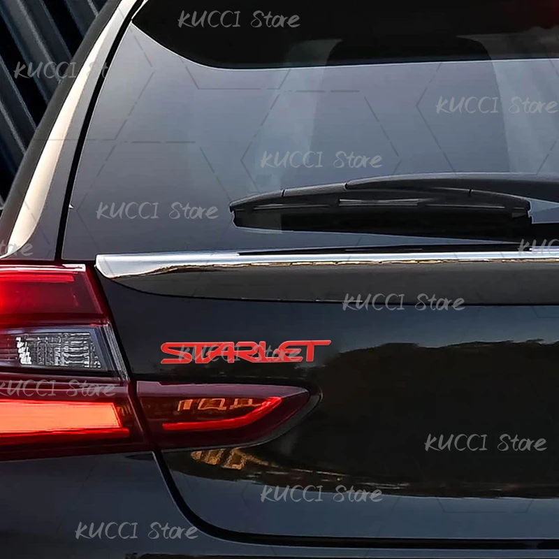 3D Car Sticker For Starlet Logo Lettering P7 P8 P9 Glanza Vitz EP91 Metal Emblem Badge Decals Decorative Accessories view 3