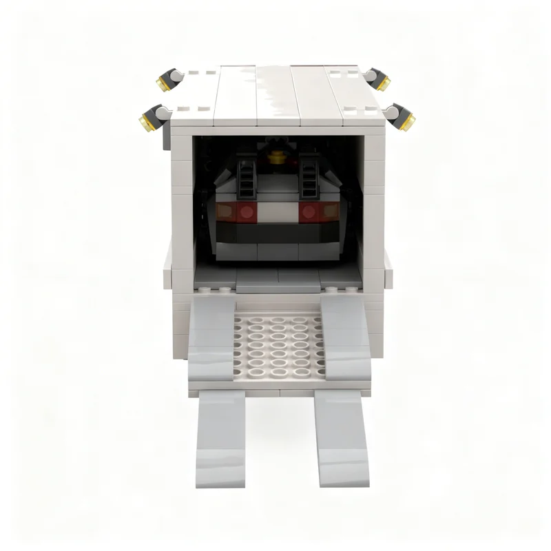 361pcs MOC Back To Future Doc Brown S Van Model Building Blocks Home Decor Desk Display Shelf Accent Collection Gift For Adults