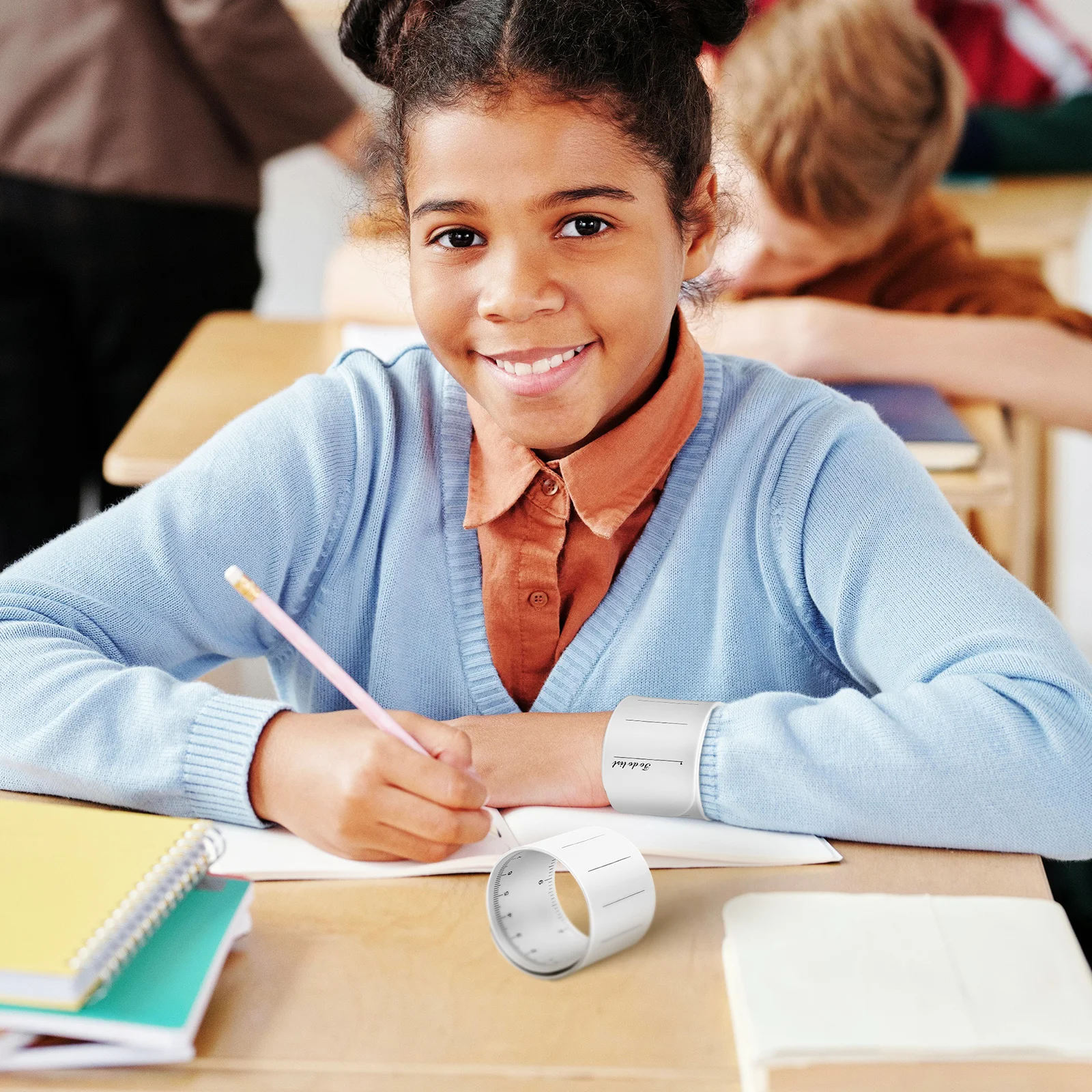 

2Pcs Erasable Note Pad Silicone Memo Wristband Comfortable Fit Flexible Reusable Wrist Strap for Quick Reminders