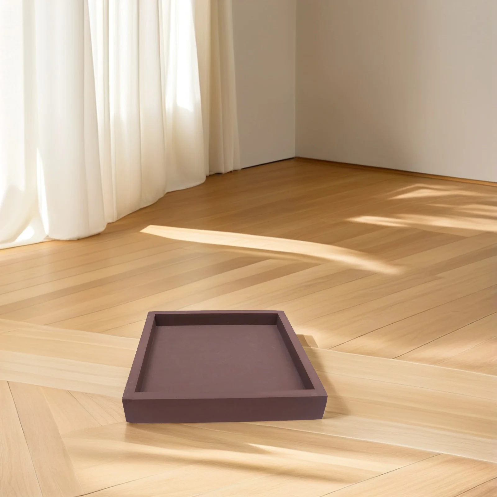 

Square Tray Lightweight Heavy Bearing for Plants Home Balcony Garden Indoor Plastic Plants Tray Use Planters Drip Trays