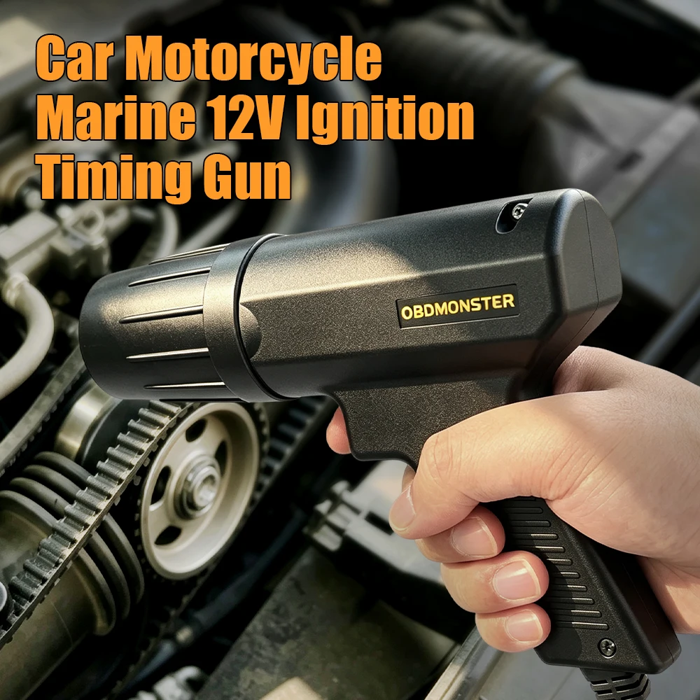 Timing Light Gun - OBDMonster 12V Car Inductive Ignition Timing