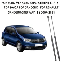 2 uds puerta trasera de resorte de gas para Dacia para Sandero I para Renault Sandero/Stepway I BS 2007-2021 reemplazo