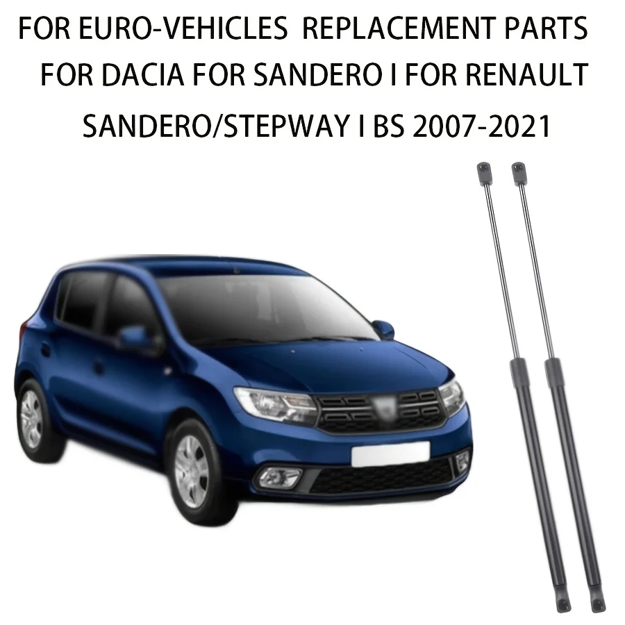 2pcs Gas Spring Tailgate for Dacia For Sandero I For Renault Sandero/Stepway I BS 2007-2021 Replacement