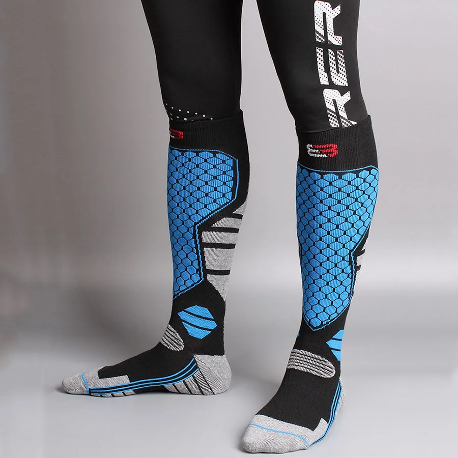 유니섹스 스노보드 양말 남녀 무릎 높이 겨울 보온 양말 야외 스포츠 하이킹 스키 양말 ​