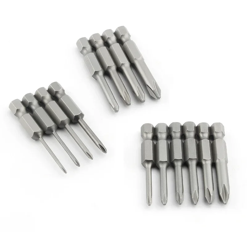 

50mm Length Cross S2 Short Magnetic Electric Screwdriver Bit Set Wind Batch Head Phillips Screw driver Bits Ph00 Ph0 Ph1 Ph2