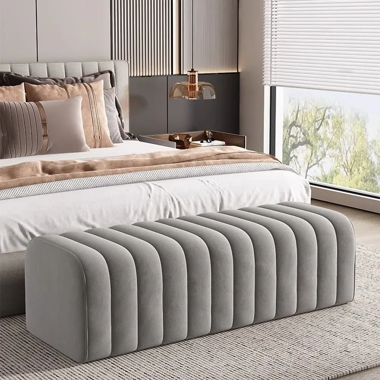 Bedroom long toast shoe changing stool cloakroom clothing store